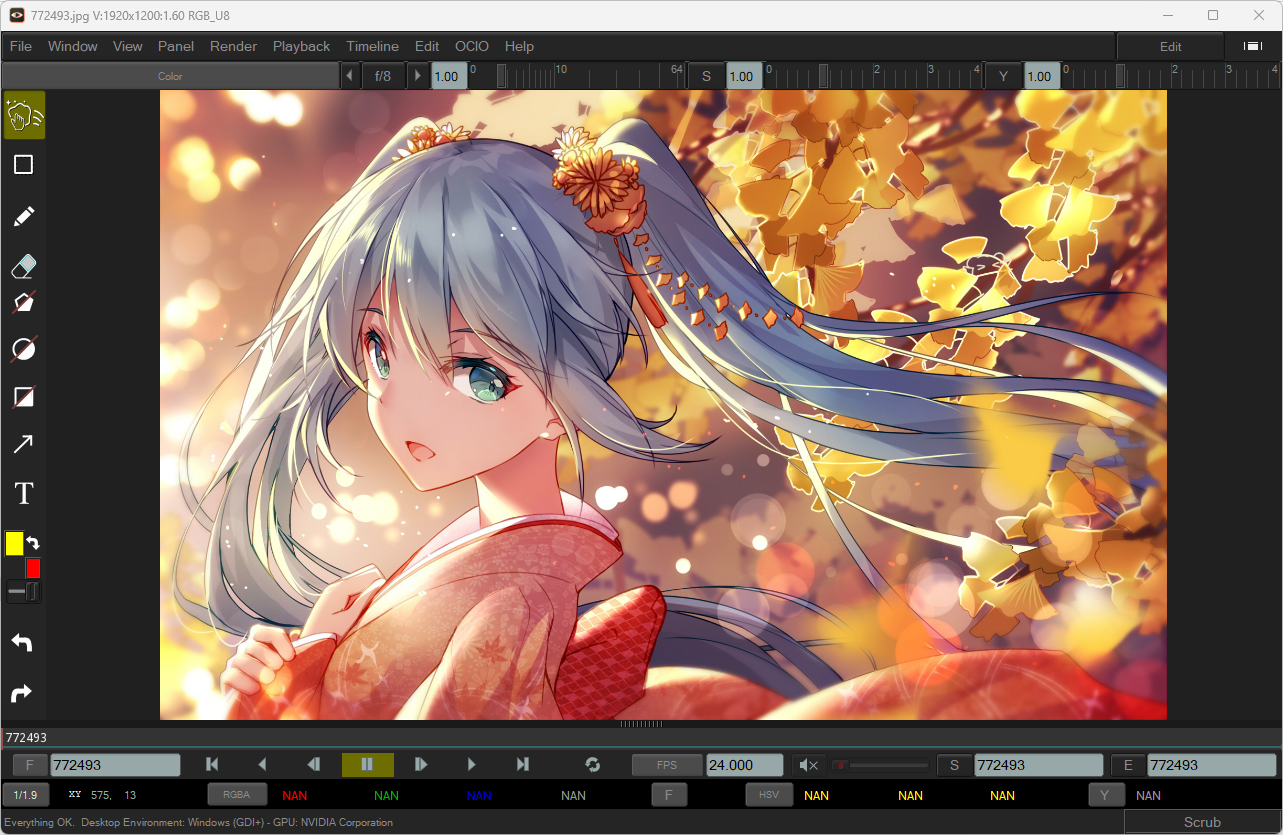 【PC软件】开源VFX、动画与图形专业审阅工具 mrv2 v1.5.2