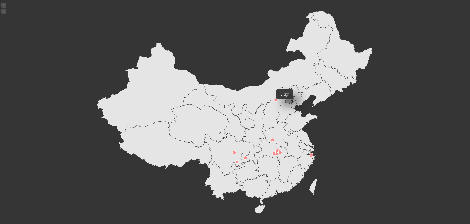 仿翁天信旅行足迹地图HTML源码