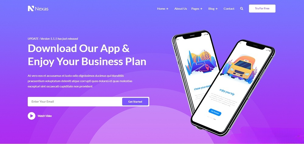 科技公司官网HTML模板 多功能应用软件展示网站源码