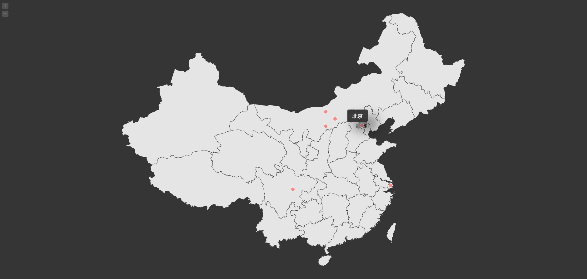 PHP博客网站集成旅行足迹地图源码