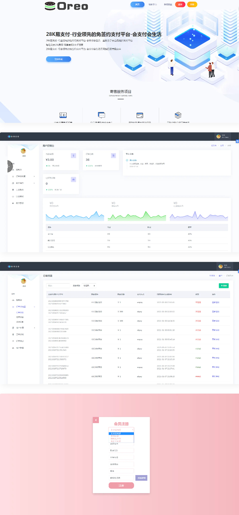 易支付 28k支付 第四方支付 PHP 源码 完整版