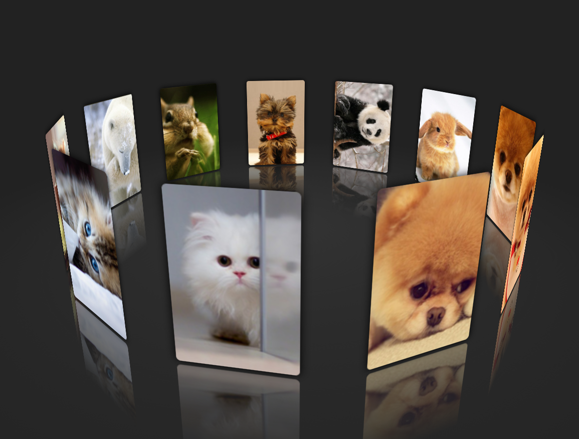 HTML 3D动态相册表白源码 照片替换工具