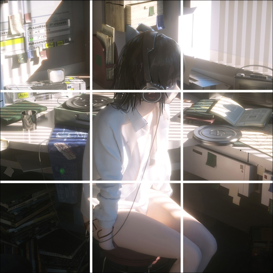 微信朋友圈九宫格四宫格切图工具PHP源码二开美化版