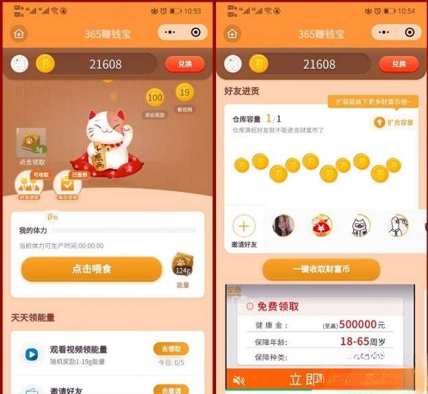 365赚钱宝分红版养猫微信小程序源码 PHP开发