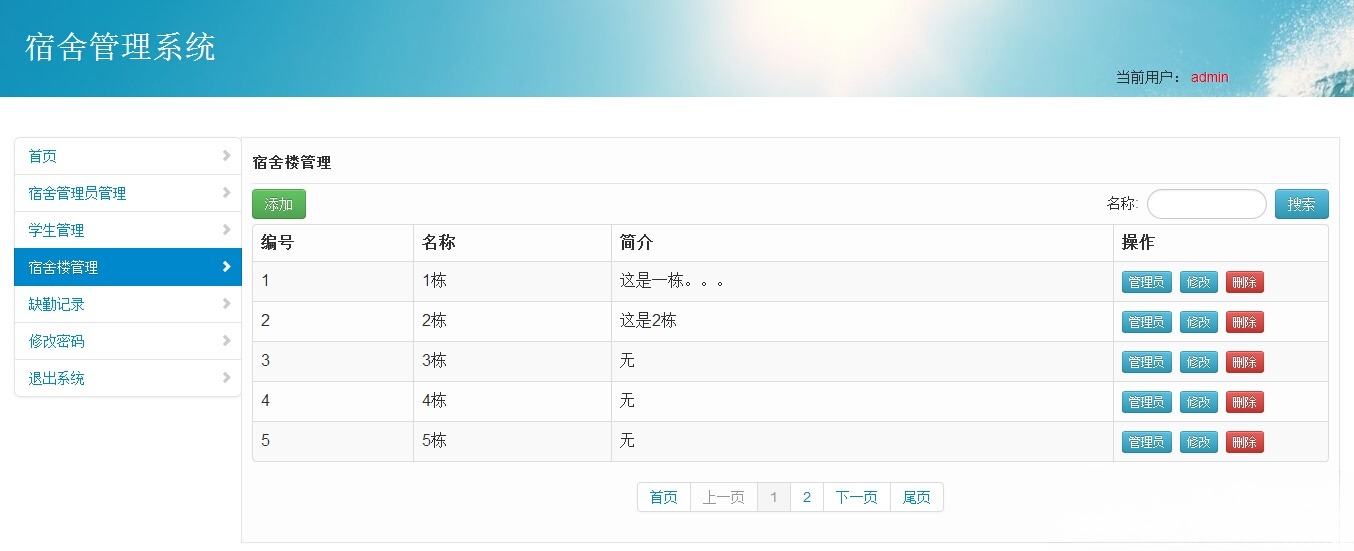 Java+MySQL校园宿舍管理系统源码 多角色权限