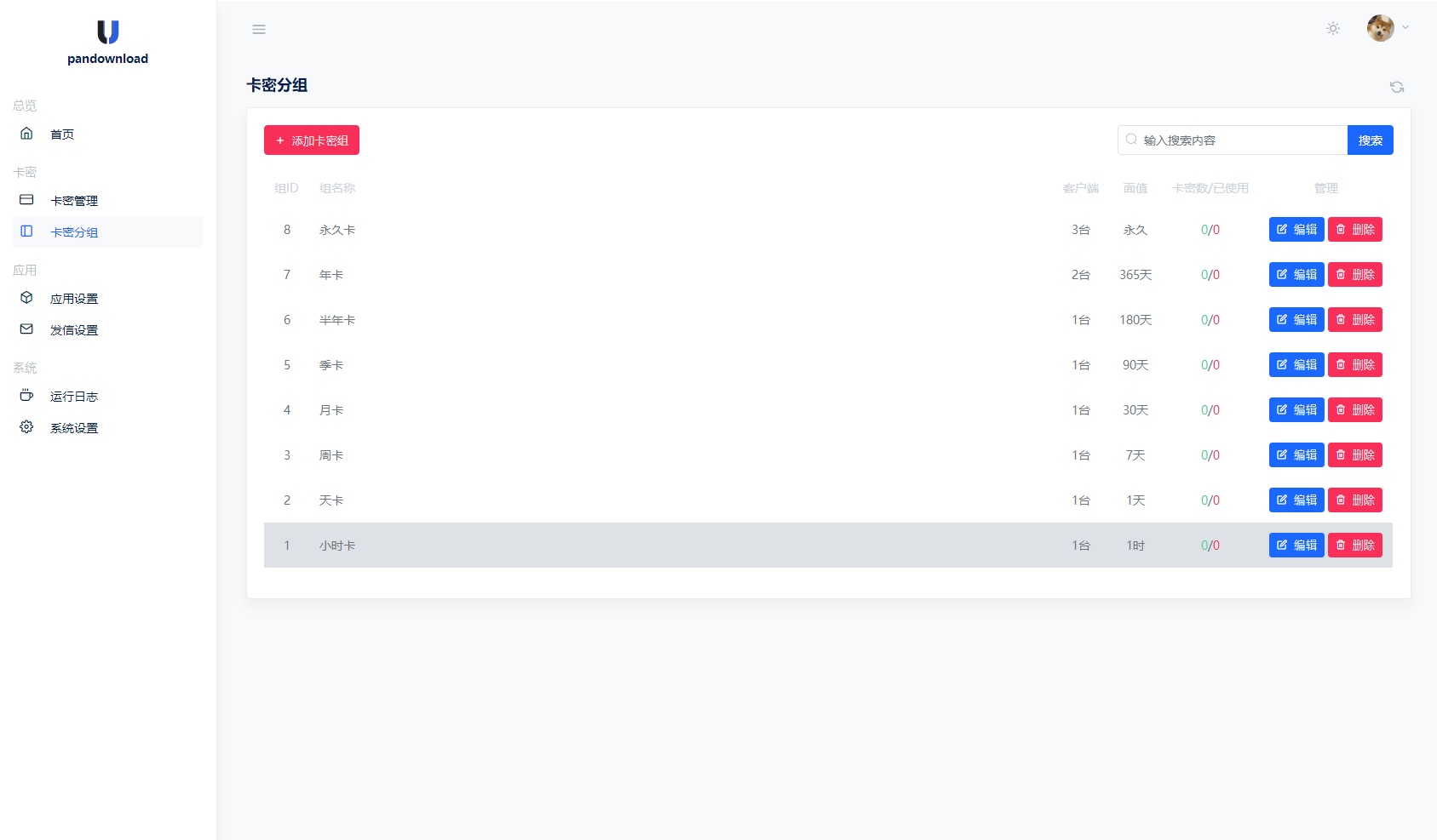 百度网盘不限速后台系统源码 图片