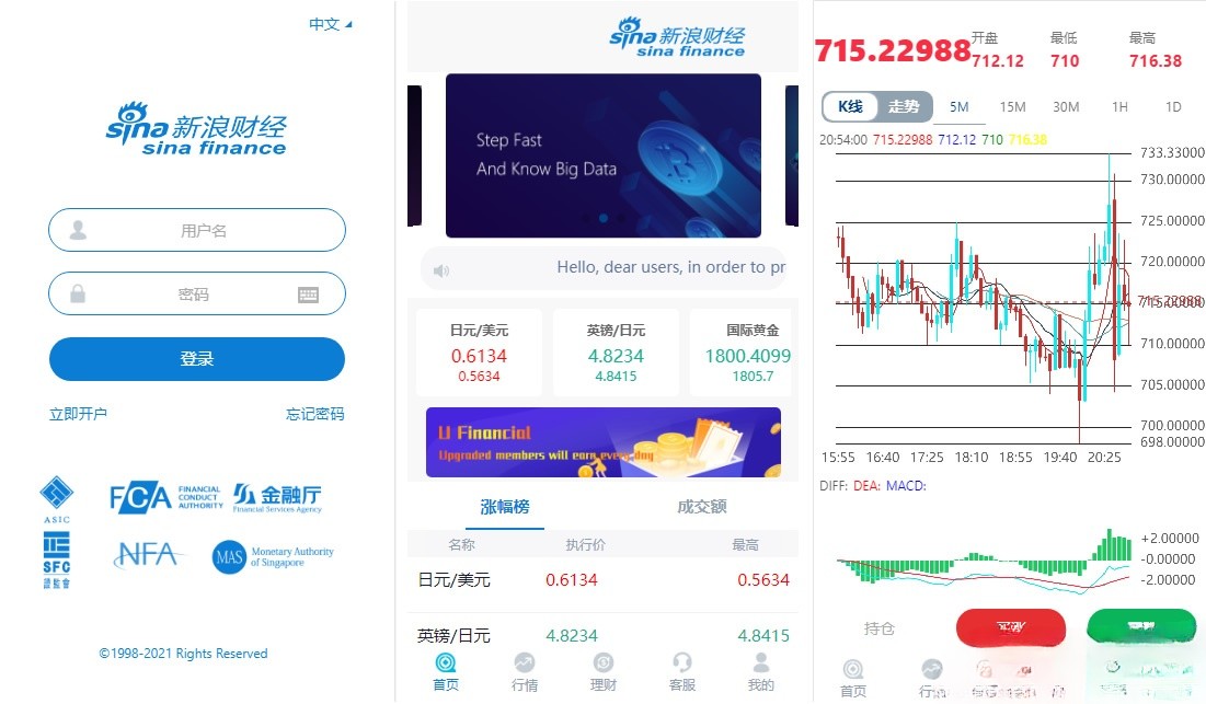 微盘 交易系统 PHP源码 简洁UI版 图片
