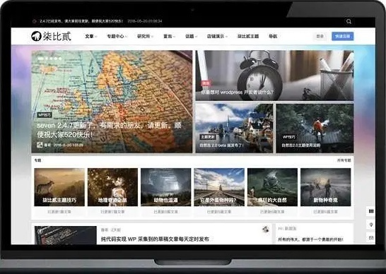 柒比贰B2 WordPress多功能主题 PHP源码 去授权版